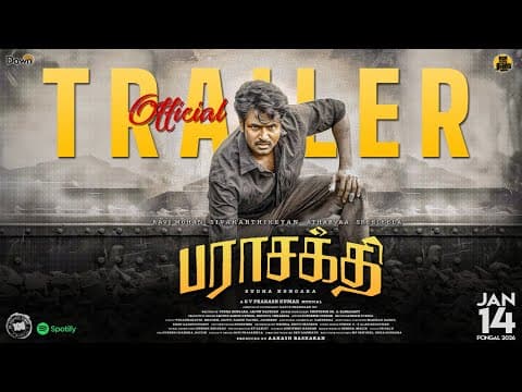 Parasakthi — Official Trailer